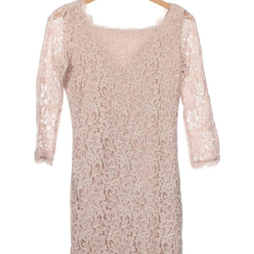 Diane Von Furstenberg dress, size M, beige