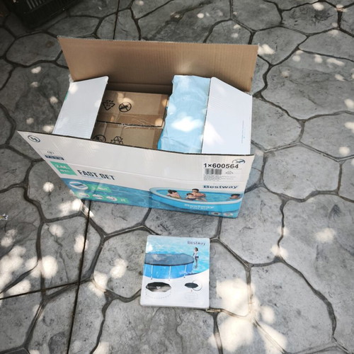 Bestway 244 Fast Set Fill & Rise Pool with Cover