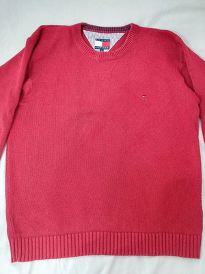 Πουλόβερ Tommy Hilfiger κόκκινο σαν καινούργιο, μέγεθος XL