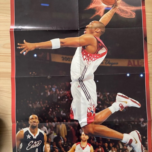 Kobe Bryant collectible poster used