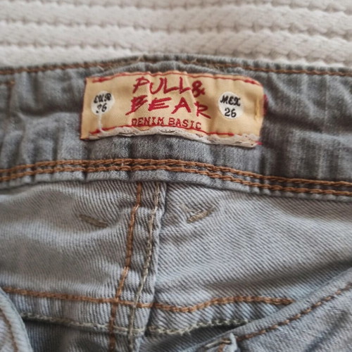 Skinny gray faded jeans Pull & Bear like new, size S