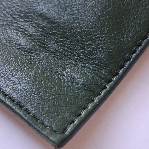 Leather agenda wallet Rolex used, green