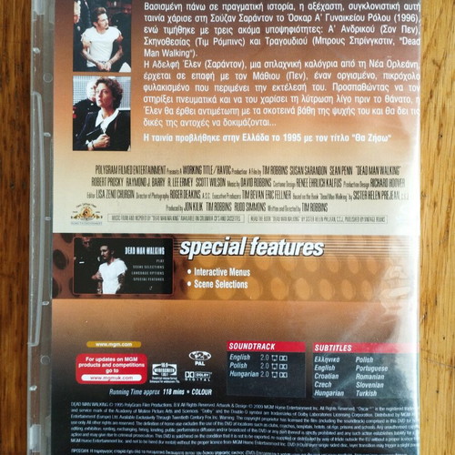 Dead Man Walking DVD used, subtitles