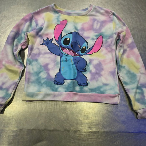 Stich sweatshirt for girls 6-8 years like new, multicolored
