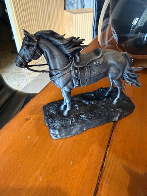 Horse figurine new, 3D printed