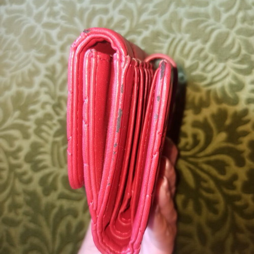 Kem wine red wallet