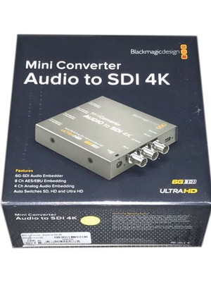 BlackMagic Mini Converter Audio to SDI 4K new, sealed
