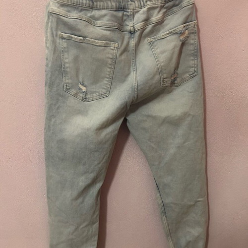 Bershka jeans like new, size M, blue turquoise