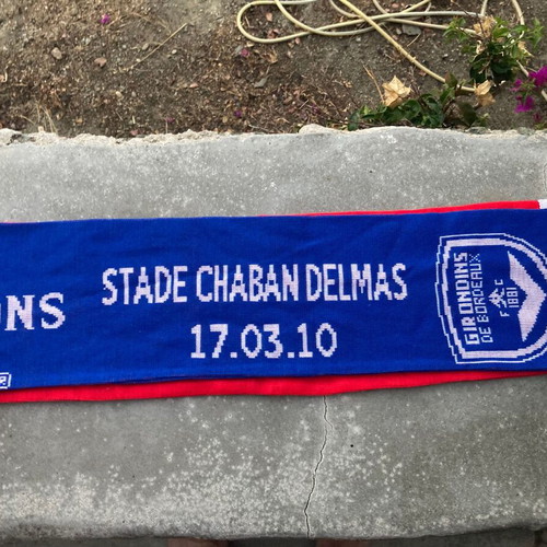 Uefa Champions League Official Licensed Olympiacos Bordeaux Match Scarf like new