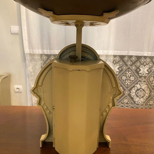 EKS 5 Kar Mechanical Kitchen Scale like new, vintage Art Nouveau style