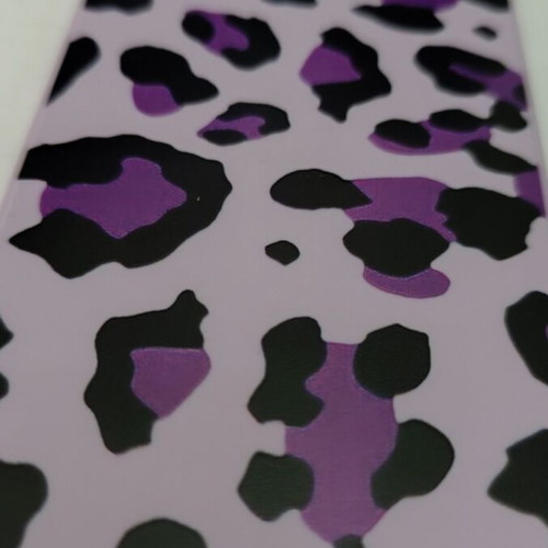 Samsung Galaxy A56 case new, purple with leopard pattern