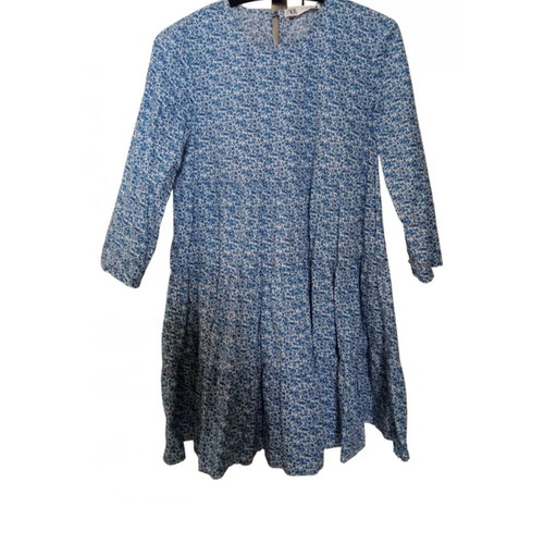 Zara dress spring floral, new, size S, blue