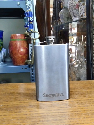Stainless Steel Flask 5 oz like new