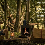 Φορητή σόμπα Orland με φούρνο σαν καινούργια
