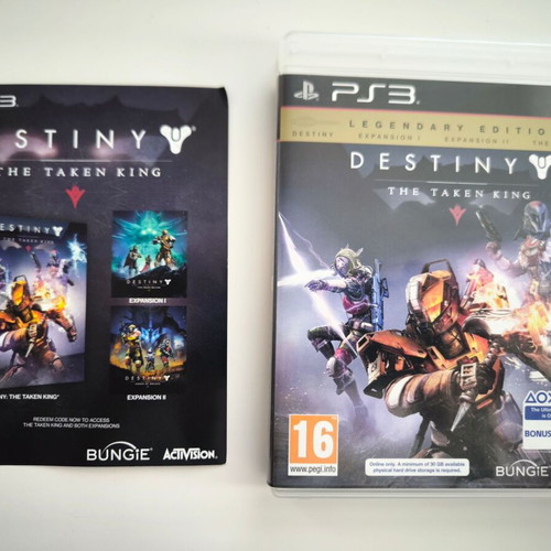 Destiny The Taken King Legendary Edition PS3 game like new