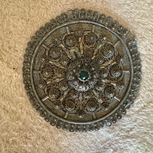 Traditional Tepeliki used from Ioannina with silver decoration