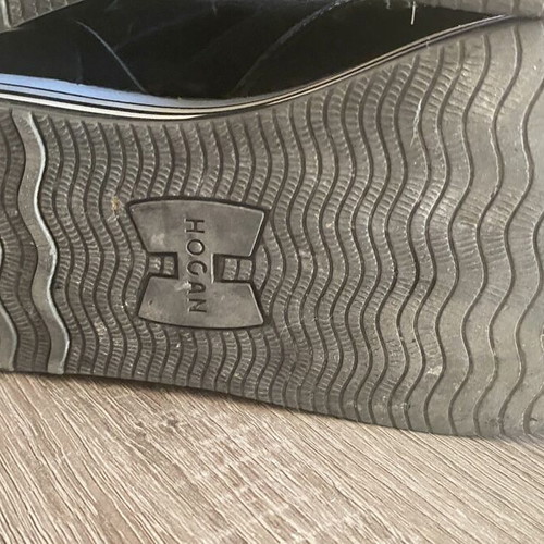 Hogan platform shoes size 40 like new, black and white