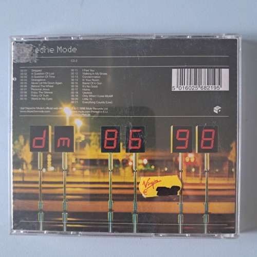 Depeche Mode The Singles 86>98 double CD like new, electronic