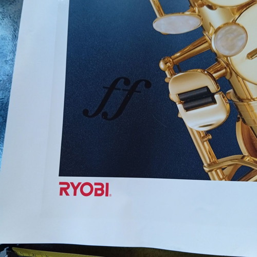 Poster new, size 55x77cm, glossy musical instruments