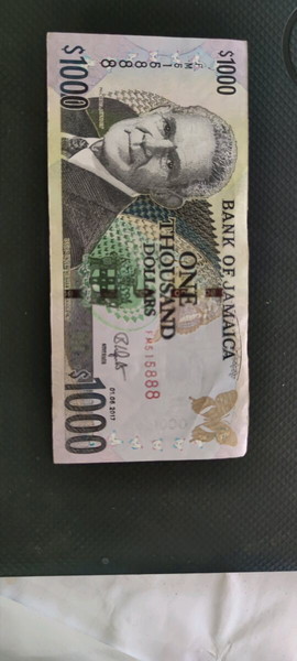Ямайка 1000 долара