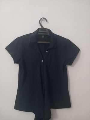 Gant women's short-sleeve polo shirt like new, blue, cotton, size M