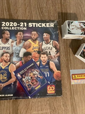 NBA 2020/21 panini πλήρες ακολητο  σετ (2 ελλείψεις ) και κενό άλμπουμ