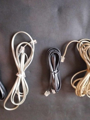 Telephone cables used, pack of 4 pieces