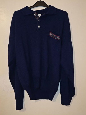 Levi's men's sweater used, blue, size L, 100% cotton
