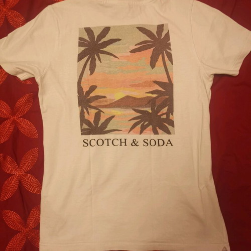 Tshirt Scotch & Soda kids like new, white, for 12 years old
