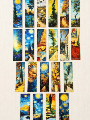 Vincent Van Gogh Bookmarks new, glossy finish