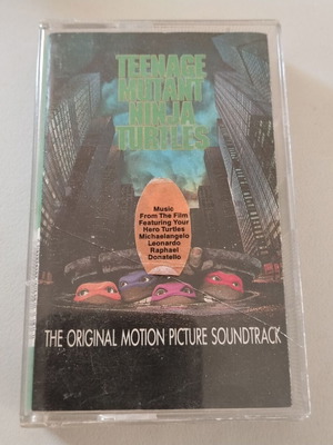 Teenage Mutant Ninja Turtles Original Motion Picture Soundtrack cassette used