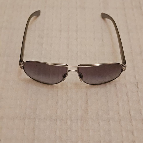Vogue sunglasses, silver and black frame, modern style