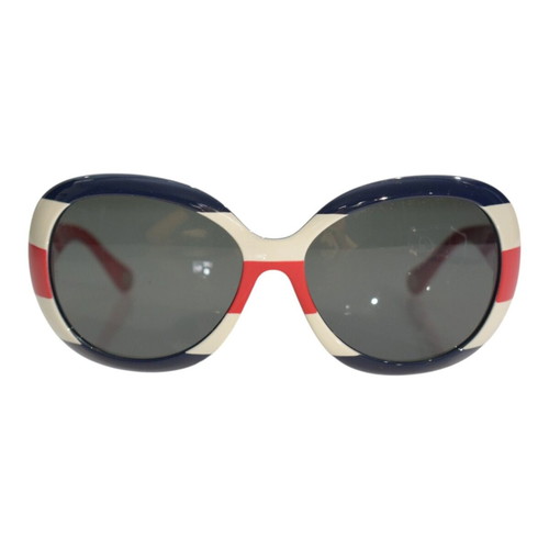 D&G Dolce & Gabbana Oversized Sunglasses D&G 8058, striped blue white red
