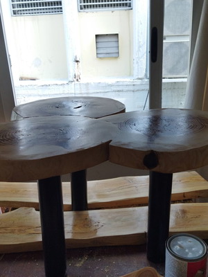 Coffee table new, solid wood