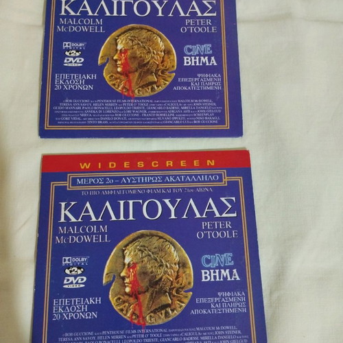 Caligula 20th Anniversary Edition, 2 New DVDs