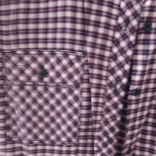 Women's checked shirt used, size M