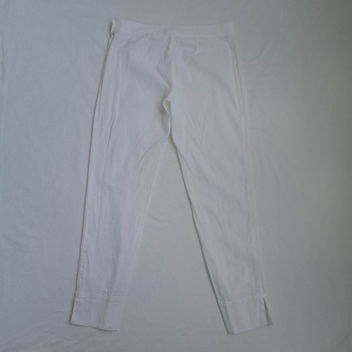 120% Lino women's linen pants size S like new, white