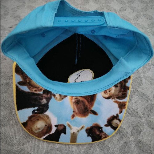 Children's Hat Οι μαλλιαροι ντετέκτιβ new, unused, yellow and turquoise