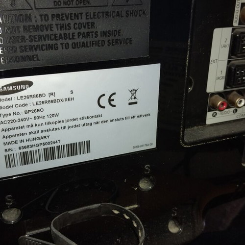 Samsung LE26R86BD 26-inch LCD TV HD Ready
