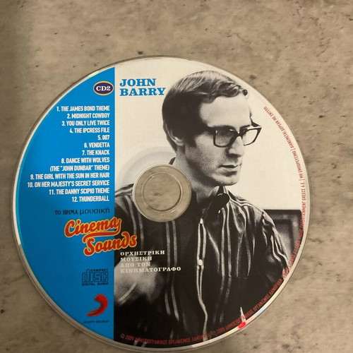 Cinema Sounds CD John Barry like new, orchestral music from cinema