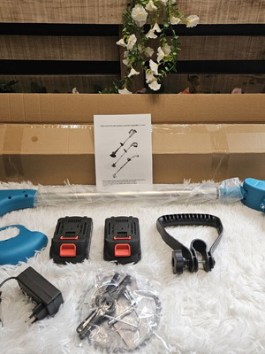 KraftRoyal 36V 8A Cordless Trimmer with 2 Batteries and Charger new
