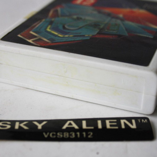 Atari Home Vision Sky Alien video game cartridge used, 1980s
