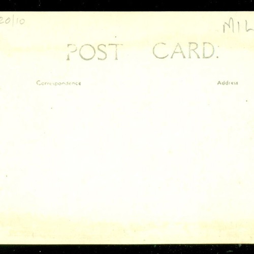 Photographic postcard Milos - church view used, 1950s