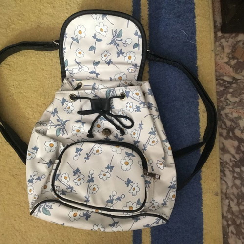 White backpack bag new