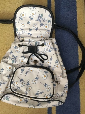 White backpack bag new