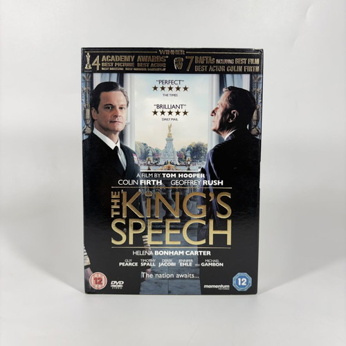 The King's Speech DVD like new with English subtitles