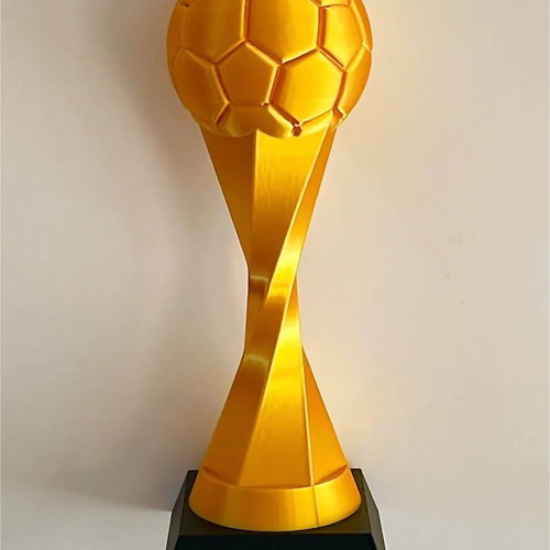 Football trophy new, 17cm height with base