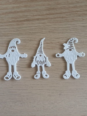 Nanoi white foam design new, set of 3 pieces