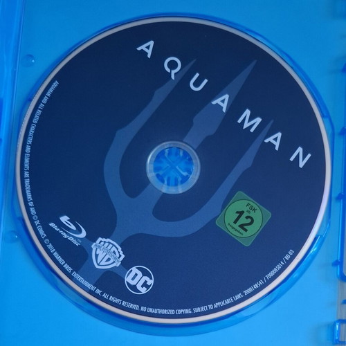 Aquaman Blu-ray like new, no Greek subtitles