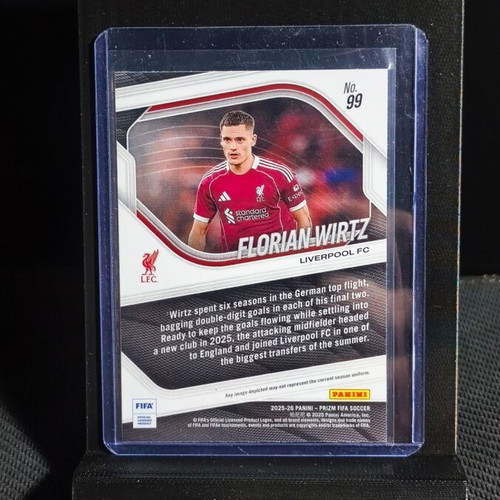 Florian Wirtz Panini Prizm FIFA 2025-26 Liverpool card new